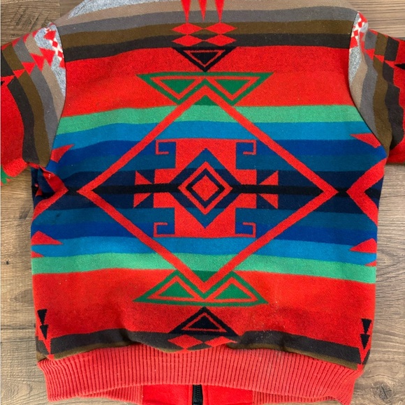 Pendleton Aztec Wool Bomber Jacket - Picture 6 of 13